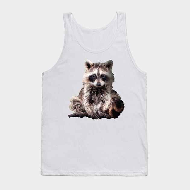 Raccoon Tank Top by Renasingsasong